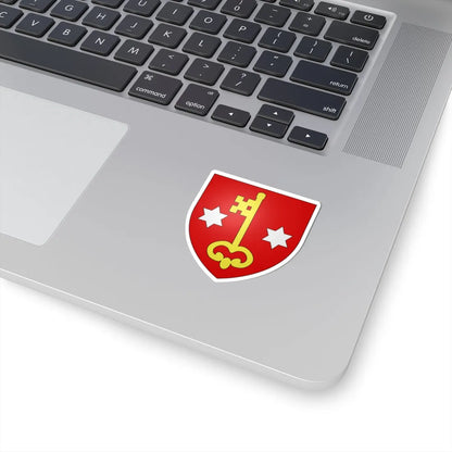 Blason ville be Vlimmeren (Belgium) (Coat of Arms) STICKER Vinyl Kiss-Cut Decal - The Sticker Space