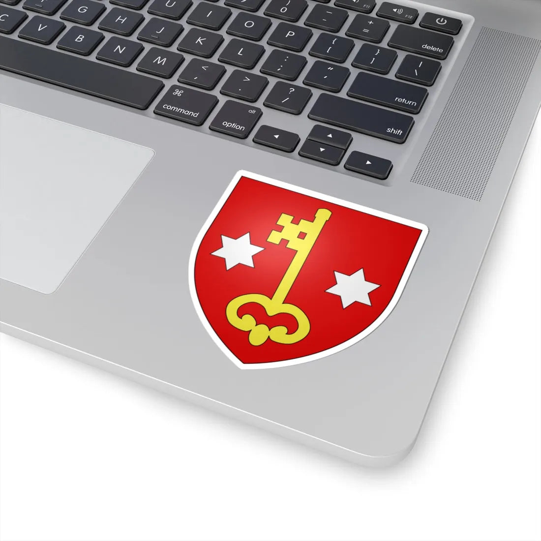 Blason ville be Vlimmeren (Belgium) (Coat of Arms) STICKER Vinyl Kiss-Cut Decal - The Sticker Space