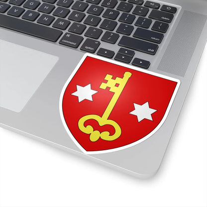 Blason ville be Vlimmeren (Belgium) (Coat of Arms) STICKER Vinyl Kiss-Cut Decal - The Sticker Space