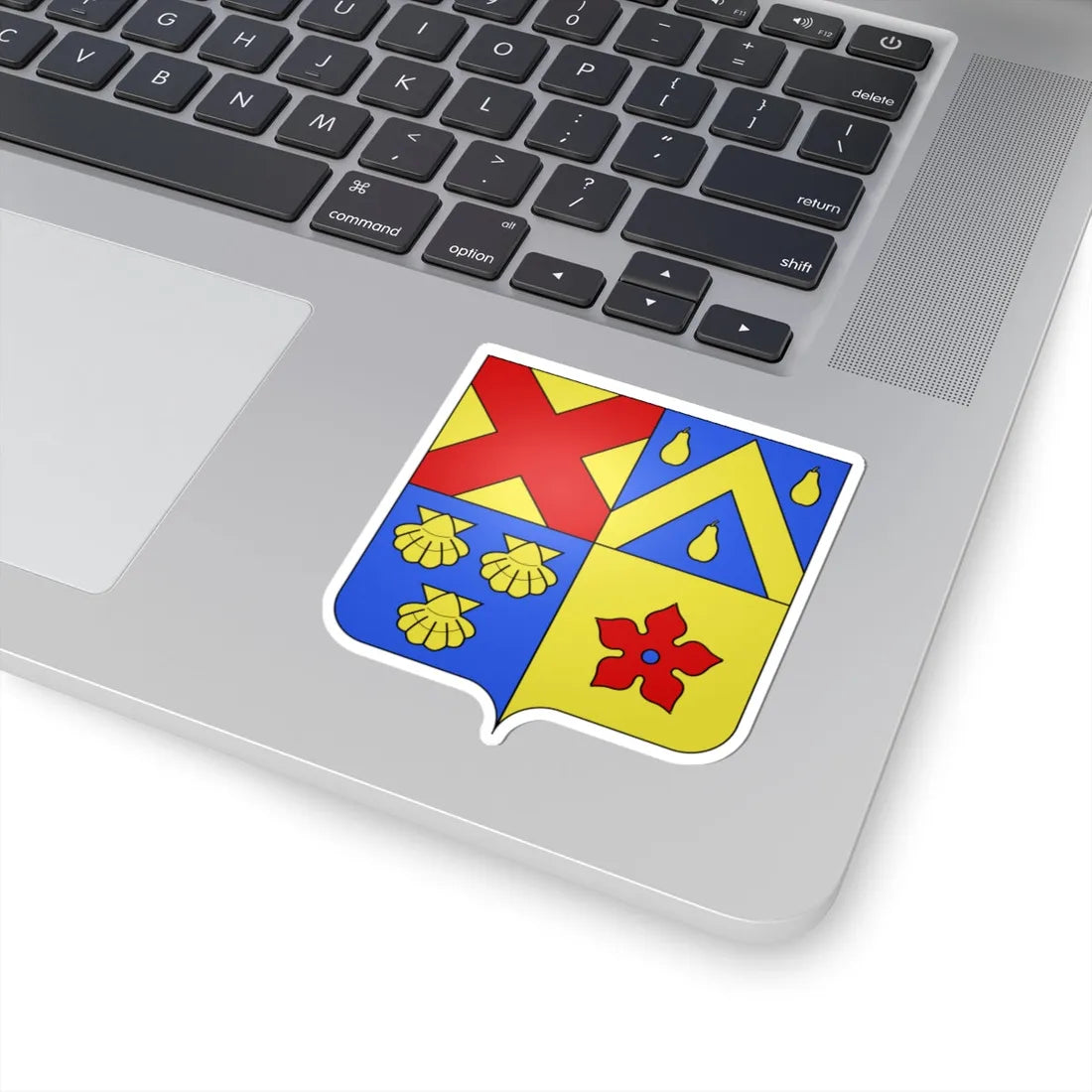 Blason ville bel Bertem (Belgium) (Coat of Arms) STICKER Vinyl Kiss-Cut Decal - The Sticker Space