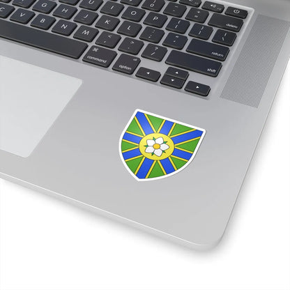 Blason ville ca Abbotsford (Canada) (Coat of Arms) STICKER Vinyl Kiss-Cut Decal - The Sticker Space