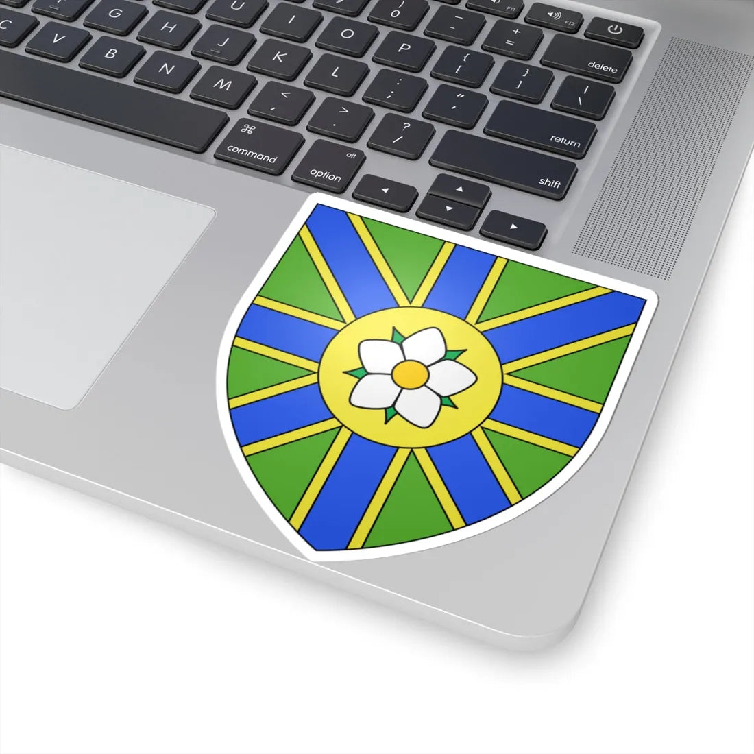 Blason ville ca Abbotsford (Canada) (Coat of Arms) STICKER Vinyl Kiss-Cut Decal - The Sticker Space