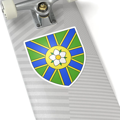 Blason ville ca Abbotsford (Canada) (Coat of Arms) STICKER Vinyl Kiss-Cut Decal - The Sticker Space