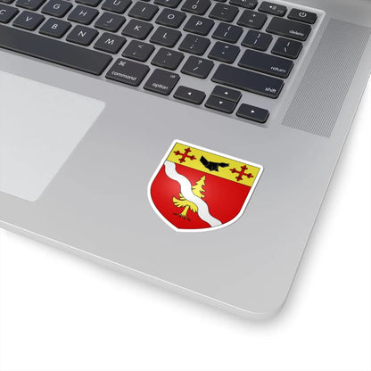 Blason ville ca Amqui Quebec (Canada) (Coat of Arms) STICKER Vinyl Kiss-Cut Decal - The Sticker Space