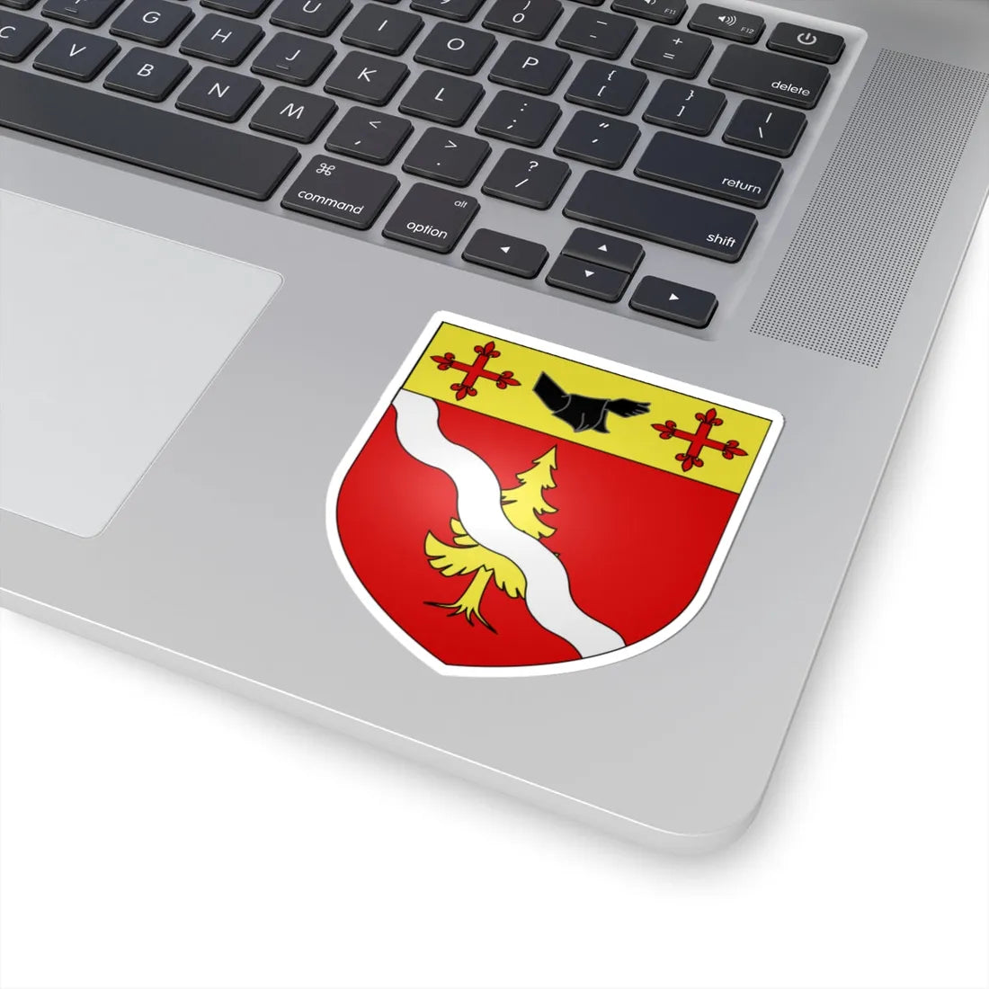 Blason ville ca Amqui Quebec (Canada) (Coat of Arms) STICKER Vinyl Kiss-Cut Decal - The Sticker Space