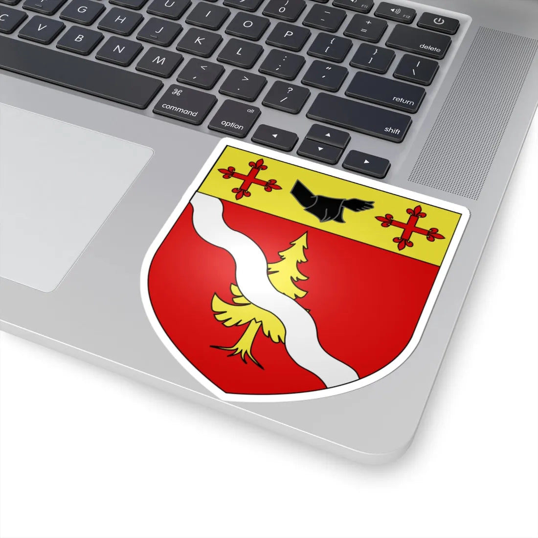 Blason ville ca Amqui Quebec (Canada) (Coat of Arms) STICKER Vinyl Kiss-Cut Decal - The Sticker Space