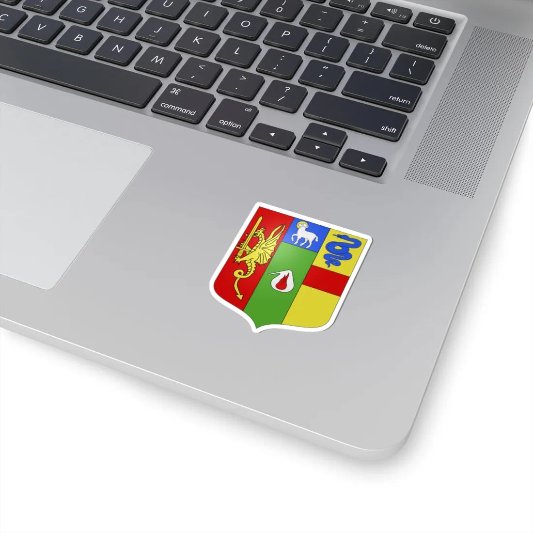 Blason ville ca Berthierville Québec (Canada) (Coat of Arms) STICKER Vinyl Kiss-Cut Decal - The Sticker Space