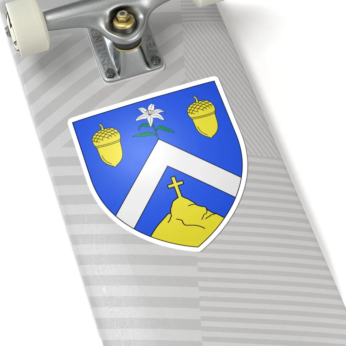 Blason Ville Ca Boucherville Quebec (Canada) (Coat of Arms) STICKER Vinyl Kiss-Cut Decal - The Sticker Space