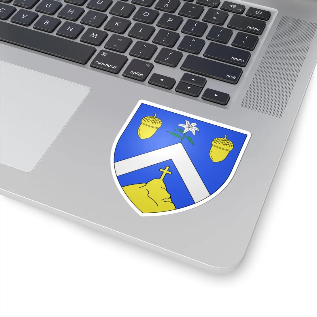 Blason Ville Ca Boucherville Quebec (Canada) (Coat of Arms) STICKER Vinyl Kiss-Cut Decal - The Sticker Space