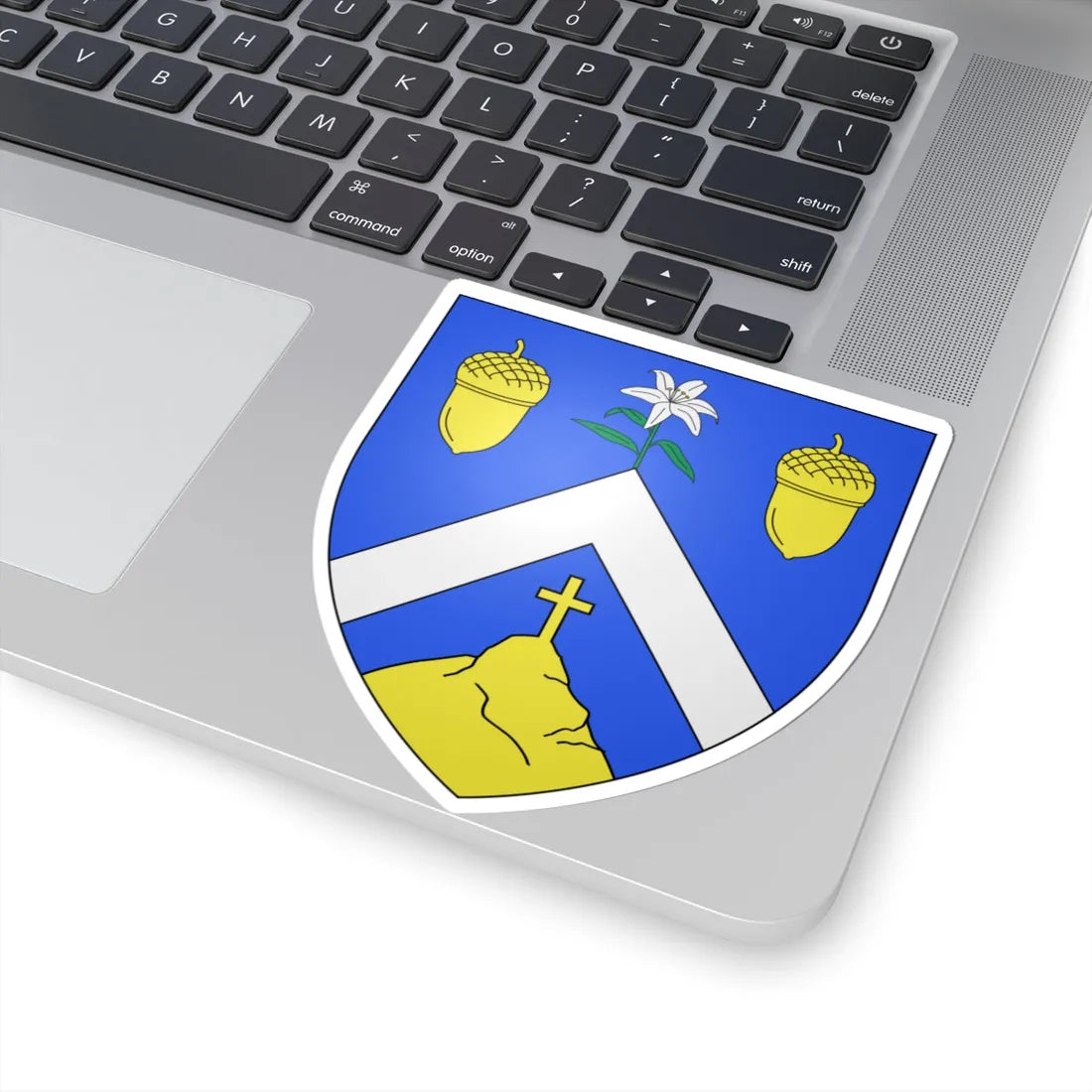 Blason Ville Ca Boucherville Quebec (Canada) (Coat of Arms) STICKER Vinyl Kiss-Cut Decal - The Sticker Space