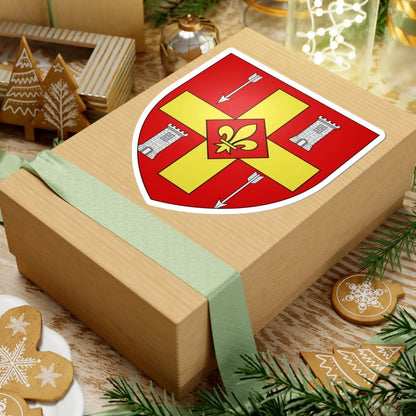 Blason ville ca Brossard Québec (Canada) (Coat of Arms) STICKER Vinyl Kiss-Cut Decal - The Sticker Space