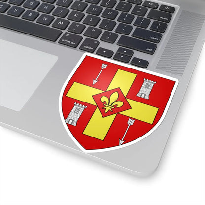 Blason ville ca Brossard Québec (Canada) (Coat of Arms) STICKER Vinyl Kiss-Cut Decal - The Sticker Space