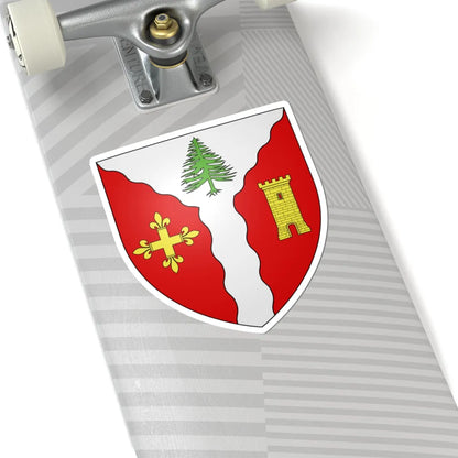 Blason ville ca Cabano Québec (Canada) (Coat of Arms) STICKER Vinyl Kiss-Cut Decal - The Sticker Space