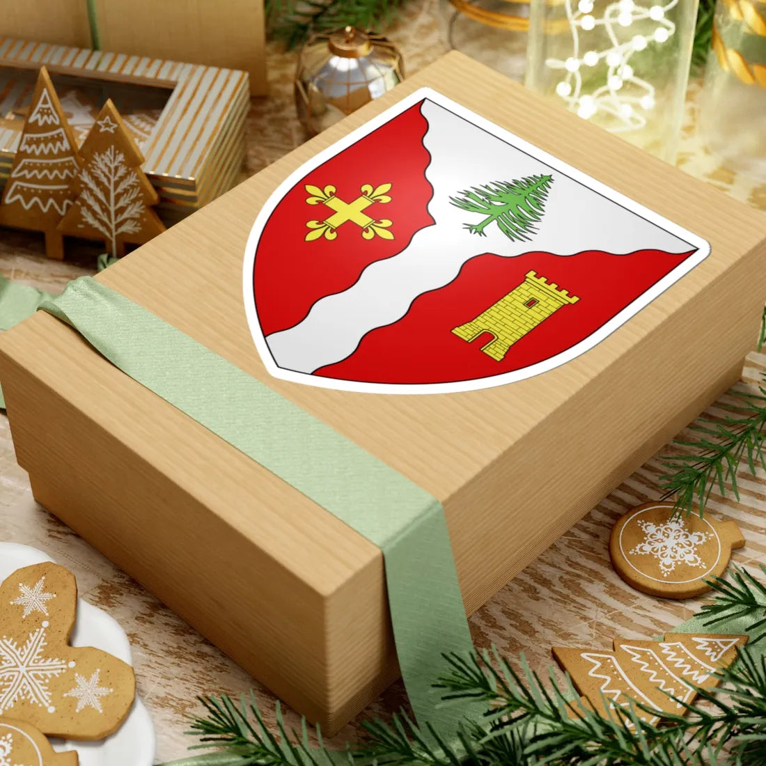 Blason ville ca Cabano Québec (Canada) (Coat of Arms) STICKER Vinyl Kiss-Cut Decal - The Sticker Space