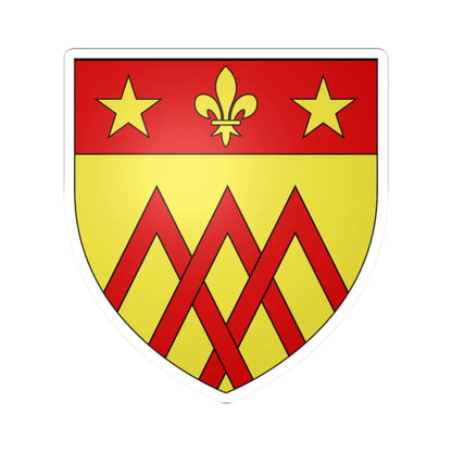 Blason ville ca Cap-Santé Québec (Canada) (Coat of Arms) STICKER Vinyl Kiss-Cut Decal 2 Inch White - The Sticker Space
