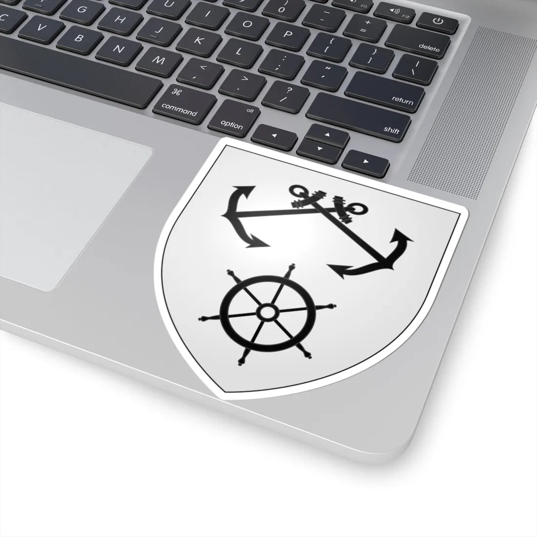 Blason ville ca Caraquet Nouveau-Brunswick (Canada) (Coat of Arms) STICKER Vinyl Kiss-Cut Decal - The Sticker Space