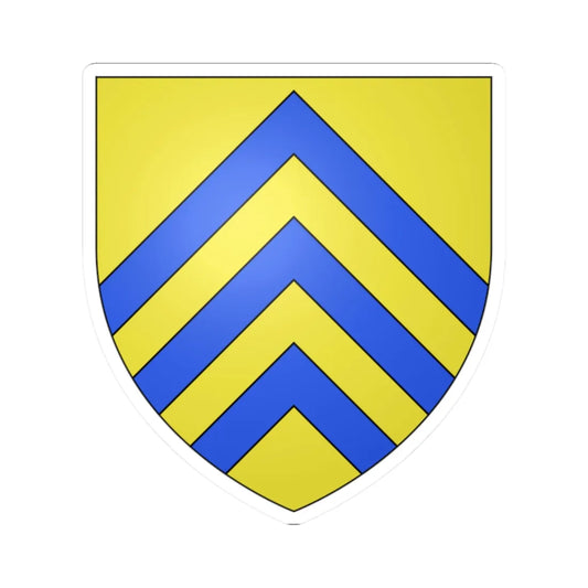 Blason ville ca Carignan Québec (Canada) (Coat of Arms) STICKER Vinyl Kiss-Cut Decal 2 Inch White - The Sticker Space