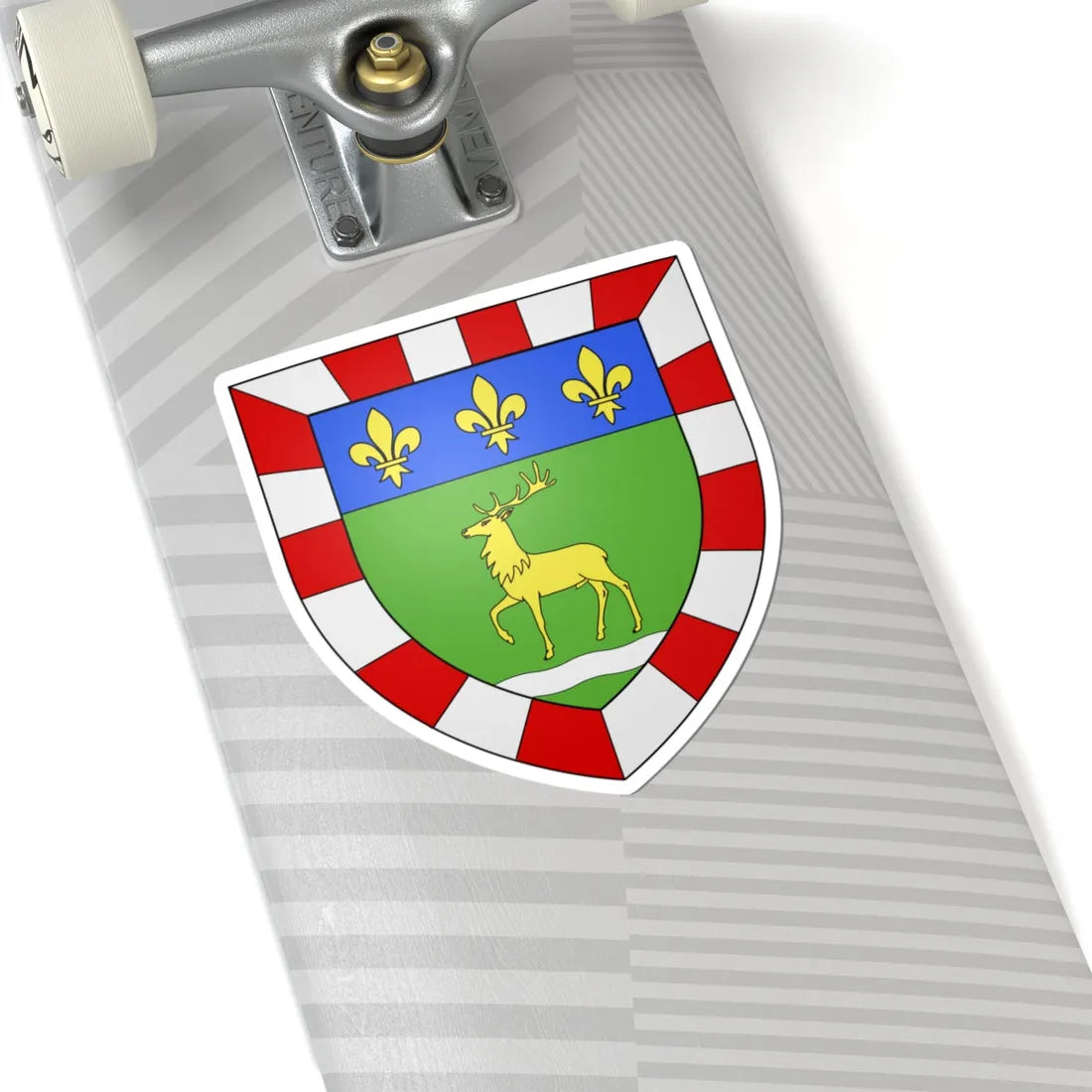 Blason ville ca Causapscal (Canada) (Coat of Arms) STICKER Vinyl Kiss-Cut Decal - The Sticker Space