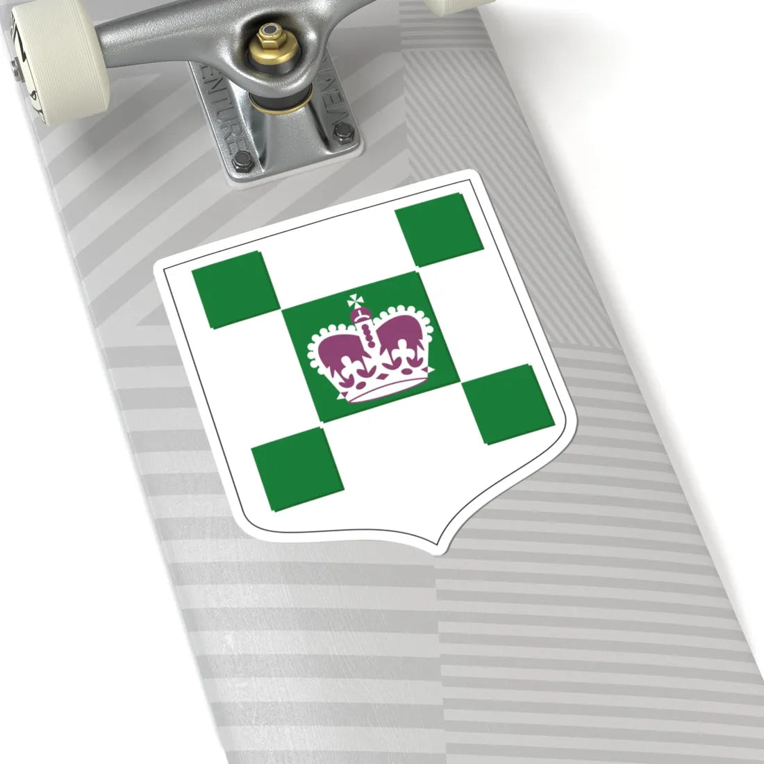 Blason ville ca Charlottetown (Canada) (Coat of Arms) STICKER Vinyl Kiss-Cut Decal - The Sticker Space