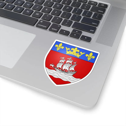 Blason ville ca Chicoutimi 1917 Québec (Canada) (Coat of Arms) STICKER Vinyl Kiss-Cut Decal - The Sticker Space
