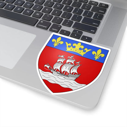 Blason ville ca Chicoutimi 1917 Québec (Canada) (Coat of Arms) STICKER Vinyl Kiss-Cut Decal - The Sticker Space