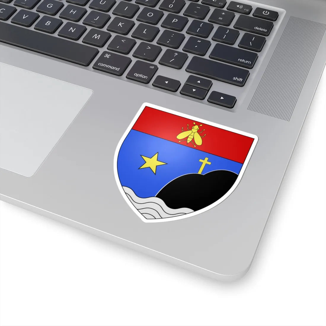 Blason ville ca Chicoutimi-Nord Québec (Canada) (Coat of Arms) STICKER Vinyl Kiss-Cut Decal - The Sticker Space