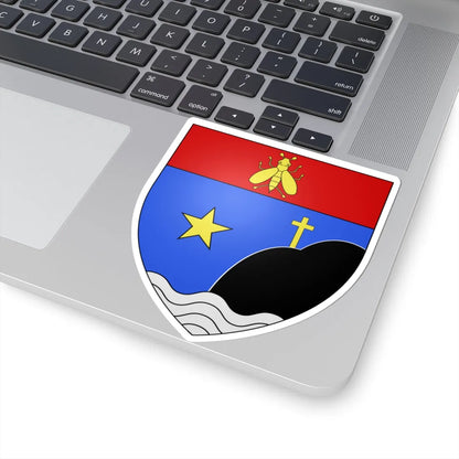 Blason ville ca Chicoutimi-Nord Québec (Canada) (Coat of Arms) STICKER Vinyl Kiss-Cut Decal - The Sticker Space