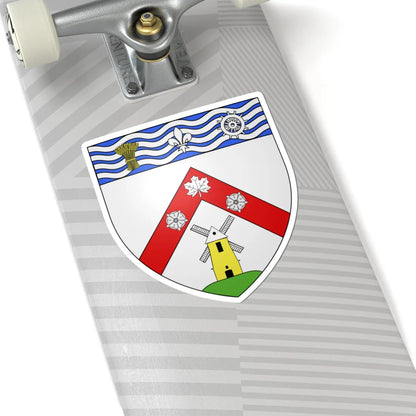 Blason ville ca Châteauguay (Canada) (Coat of Arms) STICKER Vinyl Kiss-Cut Decal - The Sticker Space