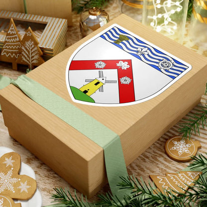 Blason ville ca Châteauguay (Canada) (Coat of Arms) STICKER Vinyl Kiss-Cut Decal - The Sticker Space