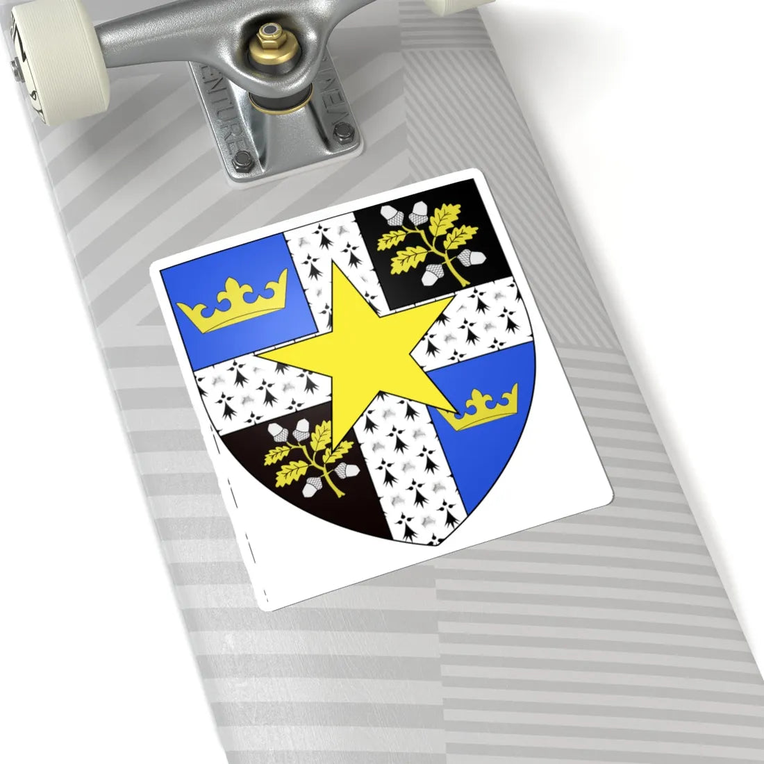 Blason ville ca Compton Québec (Canada) (Coat of Arms) STICKER Vinyl Kiss-Cut Decal - The Sticker Space