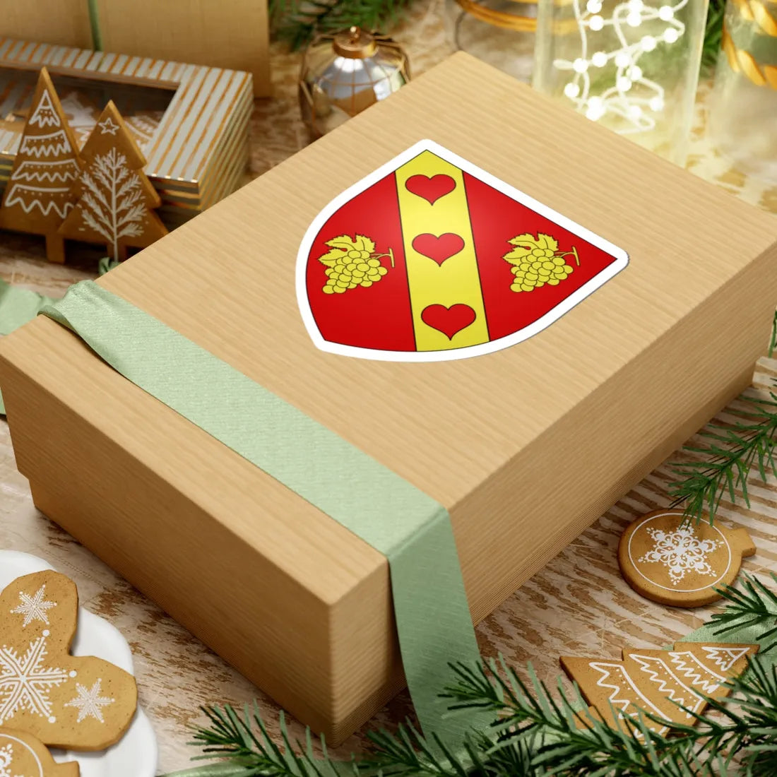 Blason ville ca Contrecœur Québec (Canada) (Coat of Arms) STICKER Vinyl Kiss-Cut Decal - The Sticker Space