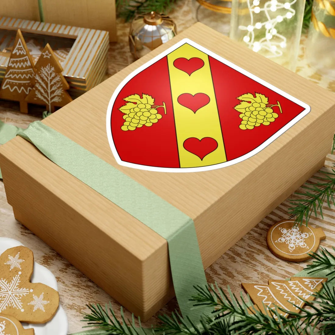 Blason ville ca Contrecœur Québec (Canada) (Coat of Arms) STICKER Vinyl Kiss-Cut Decal - The Sticker Space