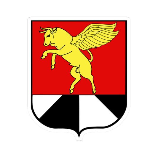 Blason ville ca Côte-Saint-Luc Québec (Canada) (Coat of Arms) STICKER Vinyl Kiss-Cut Decal 2 Inch White - The Sticker Space