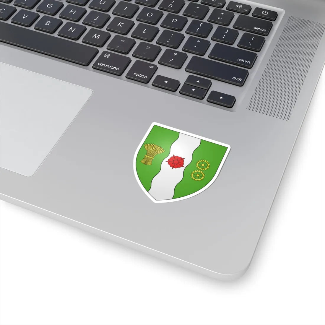 Blason ville ca Farnham Québec (Canada) (Coat of Arms) STICKER Vinyl Kiss-Cut Decal - The Sticker Space