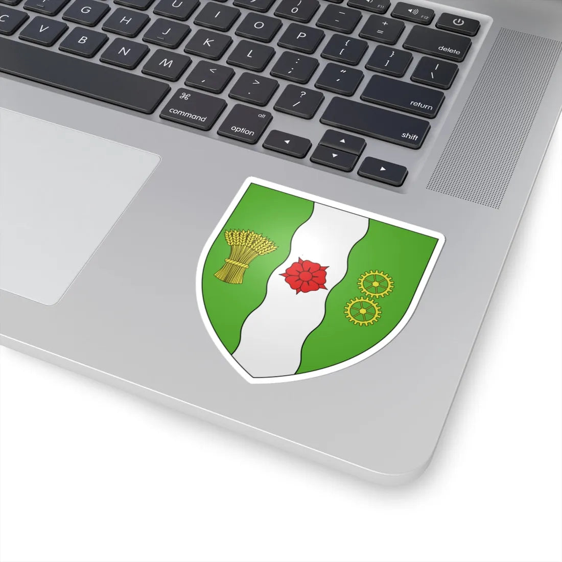 Blason ville ca Farnham Québec (Canada) (Coat of Arms) STICKER Vinyl Kiss-Cut Decal - The Sticker Space