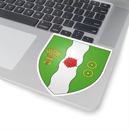 Blason ville ca Farnham Québec (Canada) (Coat of Arms) STICKER Vinyl Kiss-Cut Decal - The Sticker Space