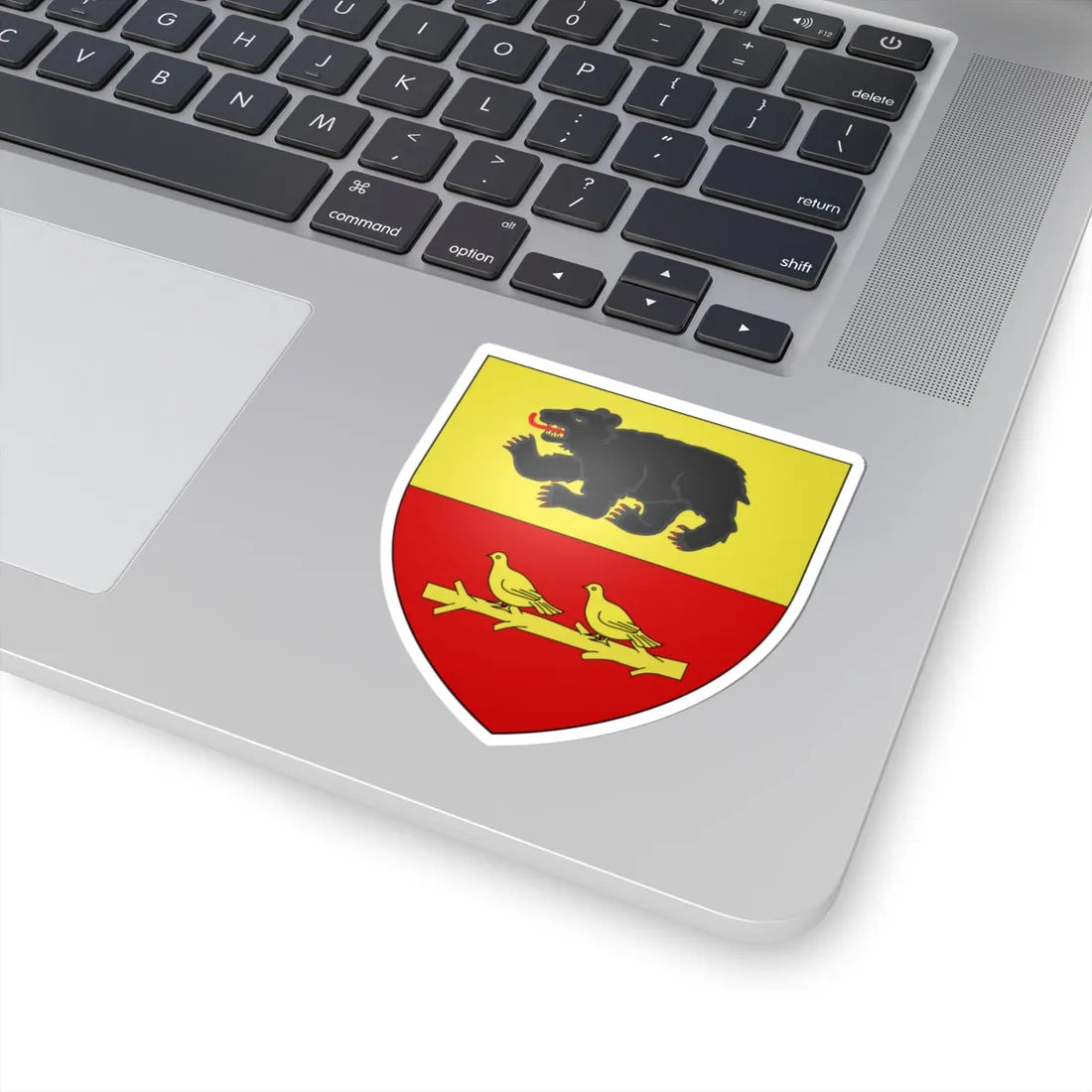 Blason ville ca Fortierville (Canada) (Coat of Arms) STICKER Vinyl Kiss-Cut Decal - The Sticker Space