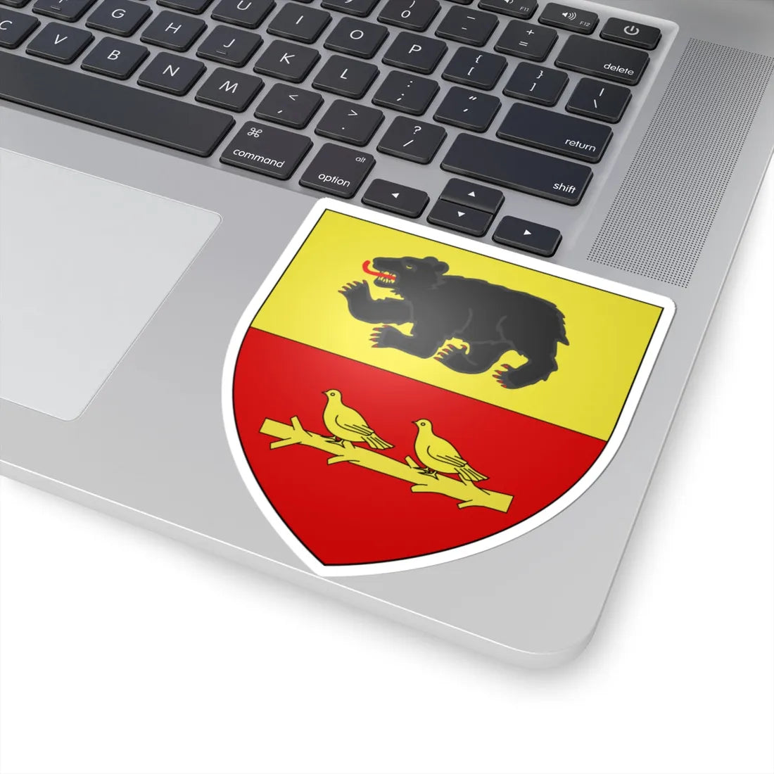 Blason ville ca Fortierville (Canada) (Coat of Arms) STICKER Vinyl Kiss-Cut Decal - The Sticker Space