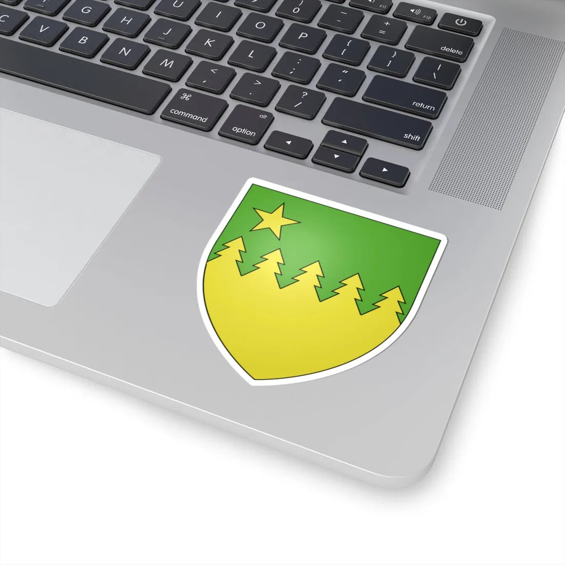 Blason ville ca Grand Sudbury Ontario (Canada) (Coat of Arms) STICKER Vinyl Kiss-Cut Decal - The Sticker Space