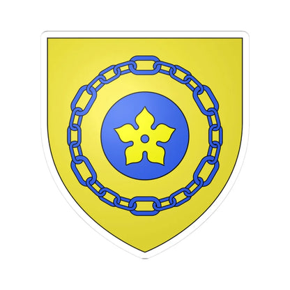 Blason ville ca Hamilton Ontario (Canada) (Coat of Arms) STICKER Vinyl Kiss-Cut Decal 3 Inch White - The Sticker Space