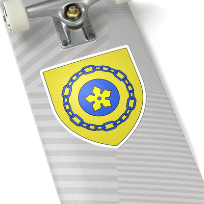 Blason ville ca Hamilton Ontario (Canada) (Coat of Arms) STICKER Vinyl Kiss-Cut Decal - The Sticker Space