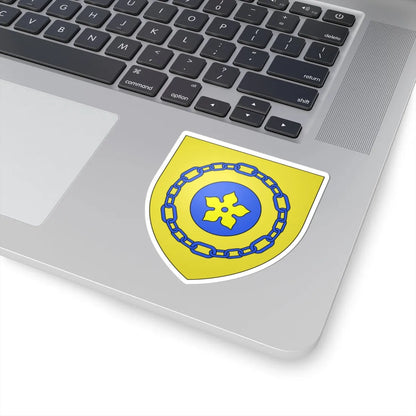 Blason ville ca Hamilton Ontario (Canada) (Coat of Arms) STICKER Vinyl Kiss-Cut Decal - The Sticker Space