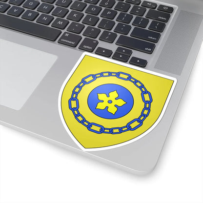 Blason ville ca Hamilton Ontario (Canada) (Coat of Arms) STICKER Vinyl Kiss-Cut Decal - The Sticker Space