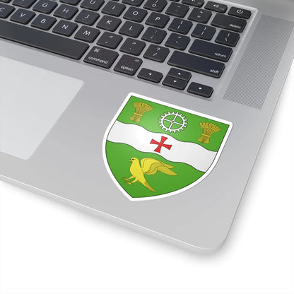 Blason ville ca Hawkesbury Ontario (Canada) (Coat of Arms) STICKER Vinyl Kiss-Cut Decal - The Sticker Space
