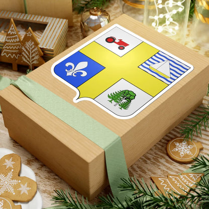 Blason ville ca Hérouxville (Canada) (Coat of Arms) STICKER Vinyl Kiss-Cut Decal - The Sticker Space