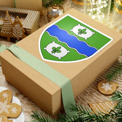 Blason ville ca Huntingdon (Canada) (Coat of Arms) STICKER Vinyl Kiss-Cut Decal - The Sticker Space