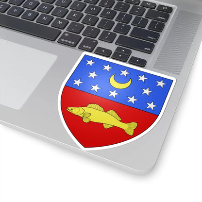 Blason ville ca La Doré Québec (Canada) (Coat of Arms) STICKER Vinyl Kiss-Cut Decal - The Sticker Space