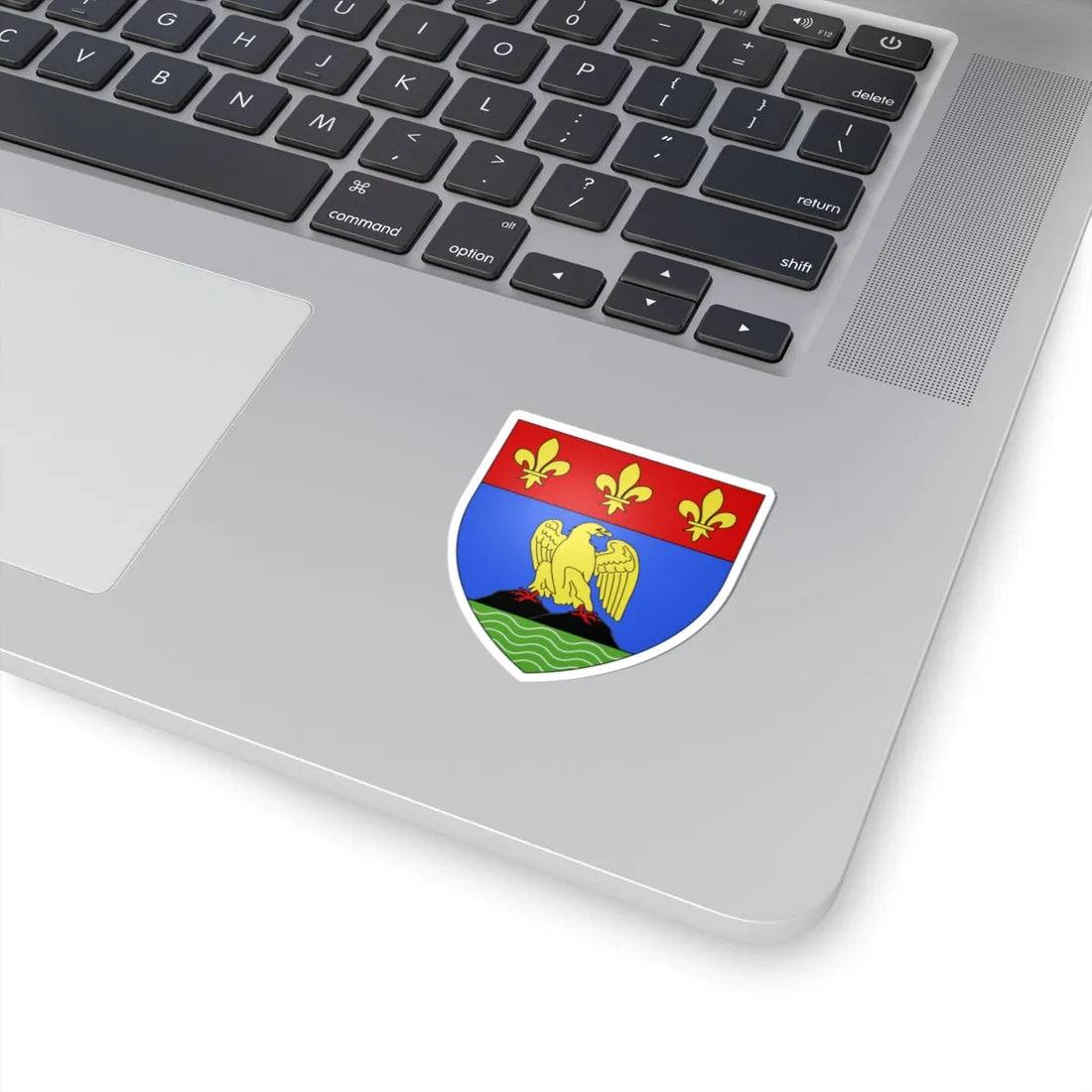 Blason ville ca La Malbaie Québec (Canada) (Coat of Arms) STICKER Vinyl Kiss-Cut Decal - The Sticker Space