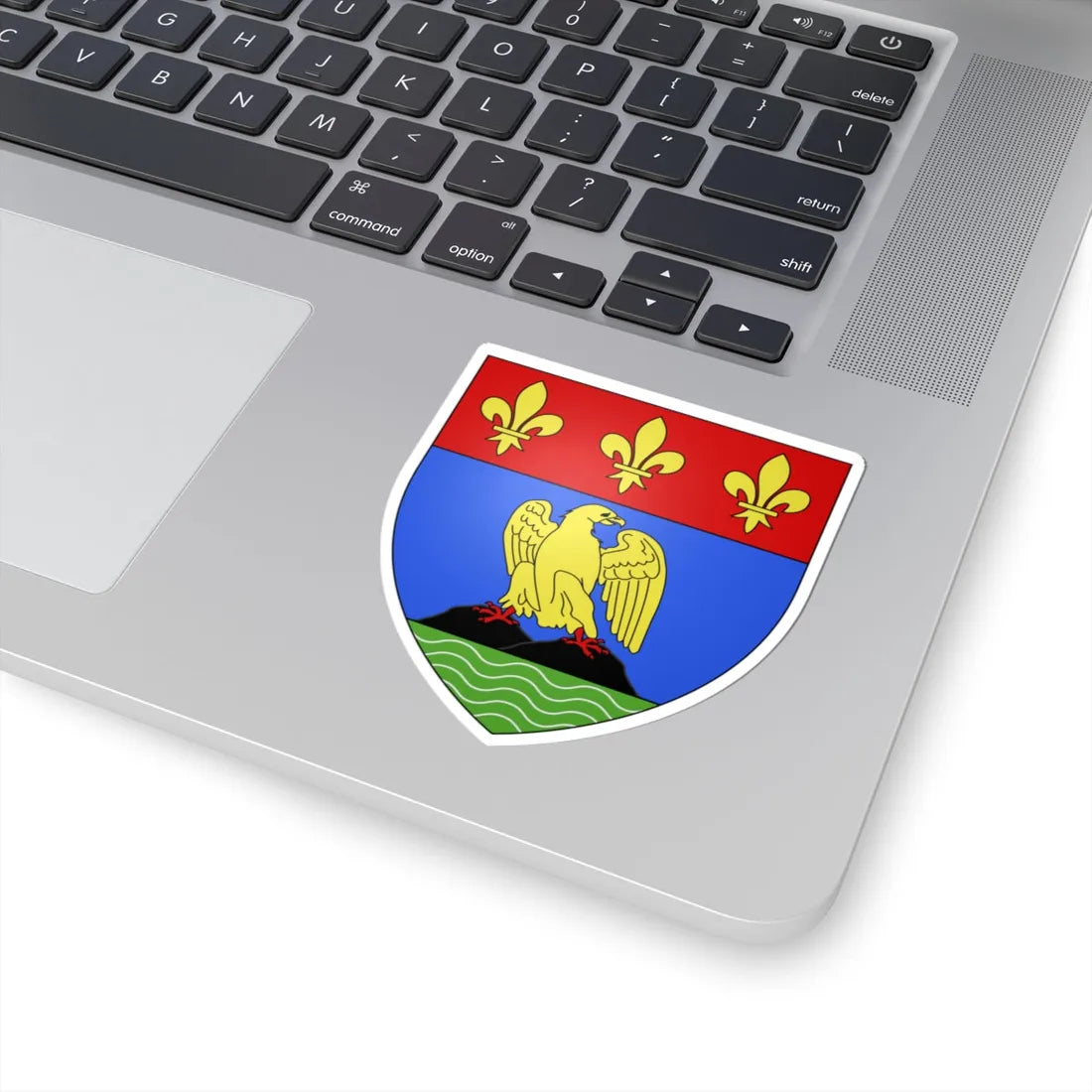 Blason ville ca La Malbaie Québec (Canada) (Coat of Arms) STICKER Vinyl Kiss-Cut Decal - The Sticker Space