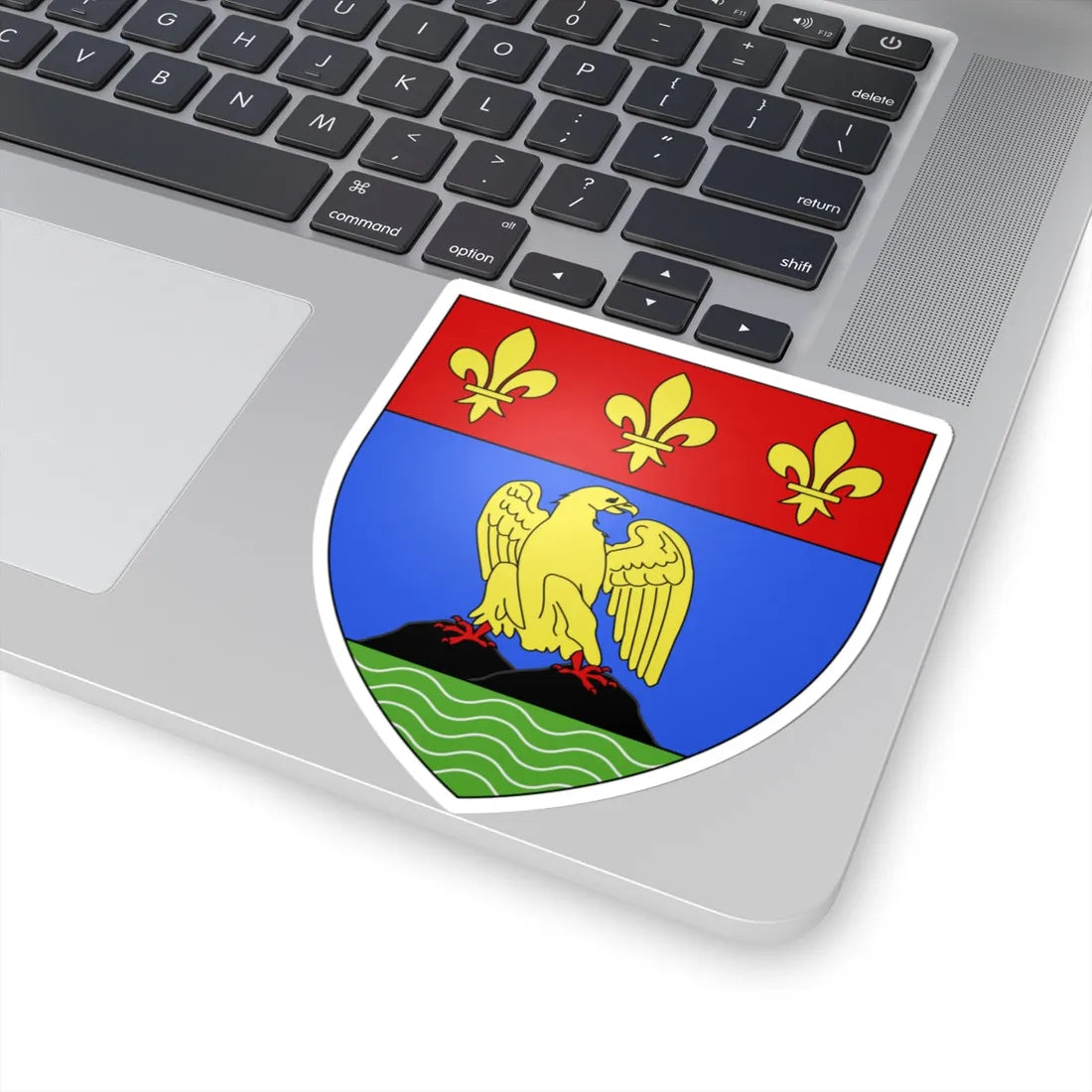 Blason ville ca La Malbaie Québec (Canada) (Coat of Arms) STICKER Vinyl Kiss-Cut Decal - The Sticker Space